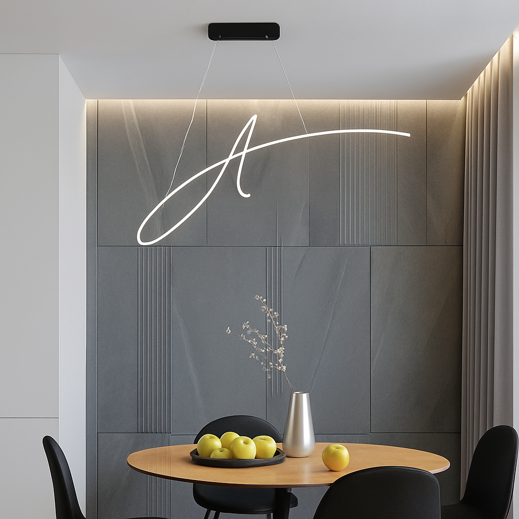 lustre moderne suspendu pour un éclairage intérieur élégant