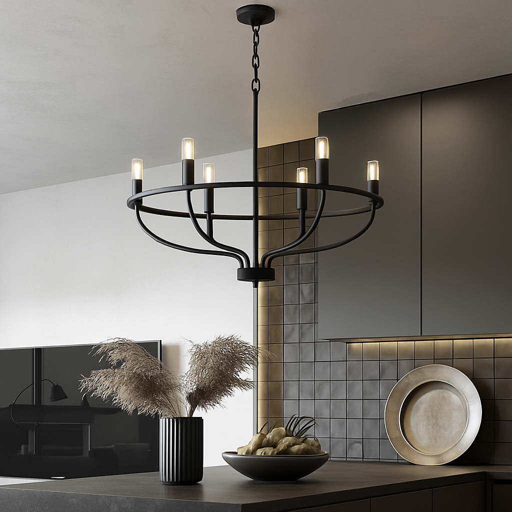 lustre moderne suspension décoration intérieure design élégant lumière