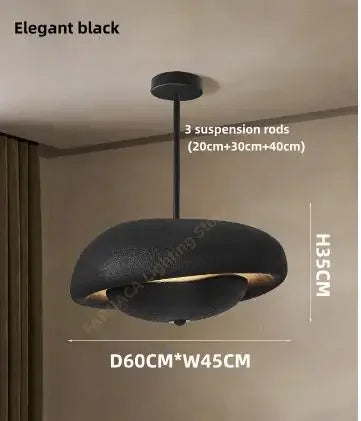 lustre moderne wabi-sabi pour décor créatif et écologique