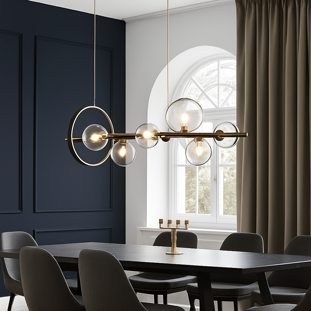 lustre mondern à bulles pour éclairage d'intérieur décoratif