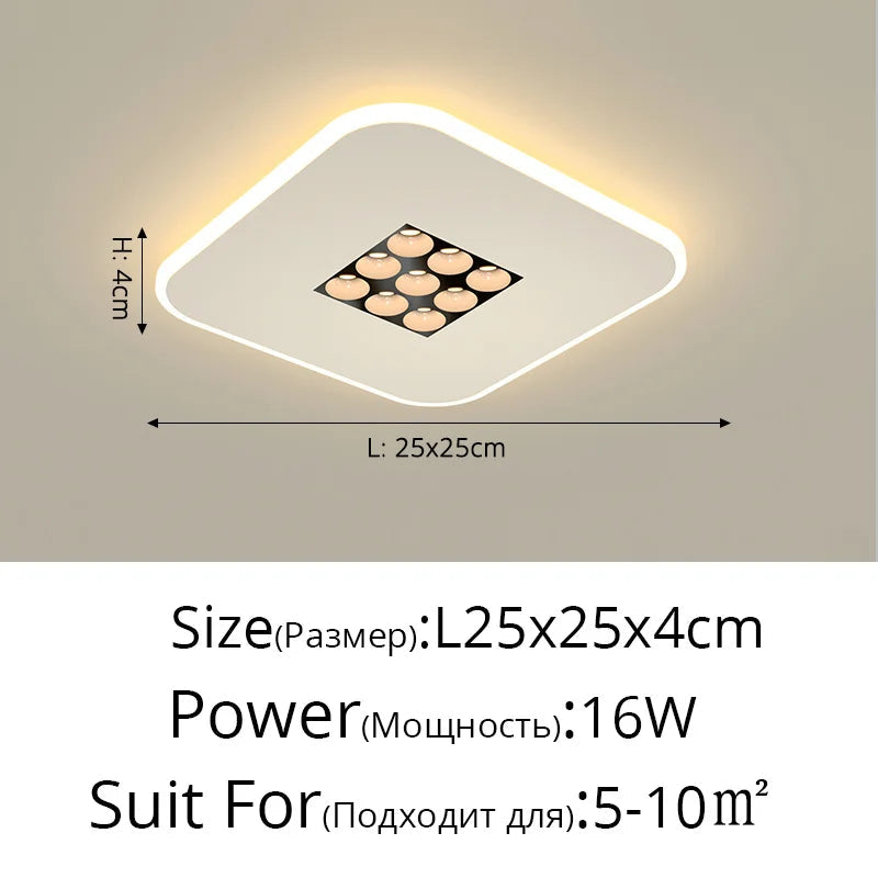 lustre avec spot pour décoration intérieure protectrice des yeux