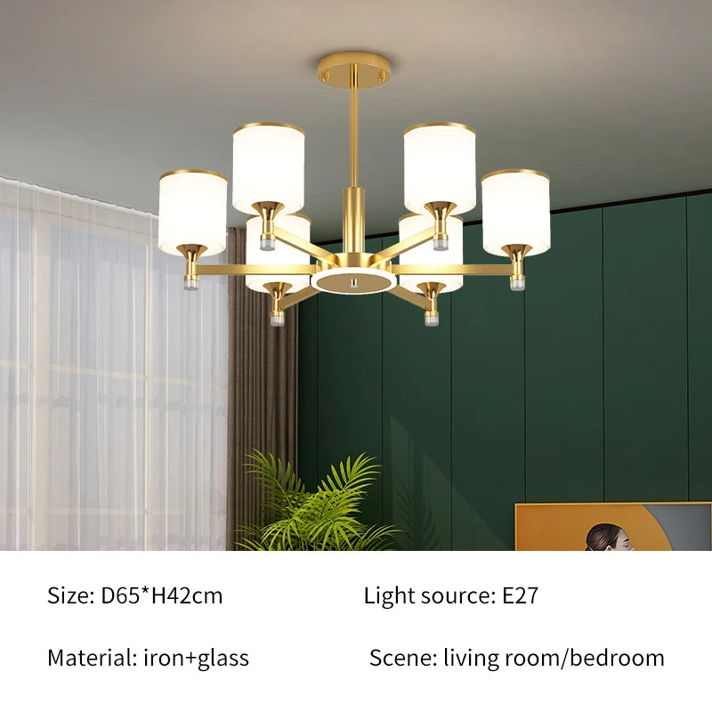 lustre nordique 15 têtes design moderne luxe pour intérieur lumineux
