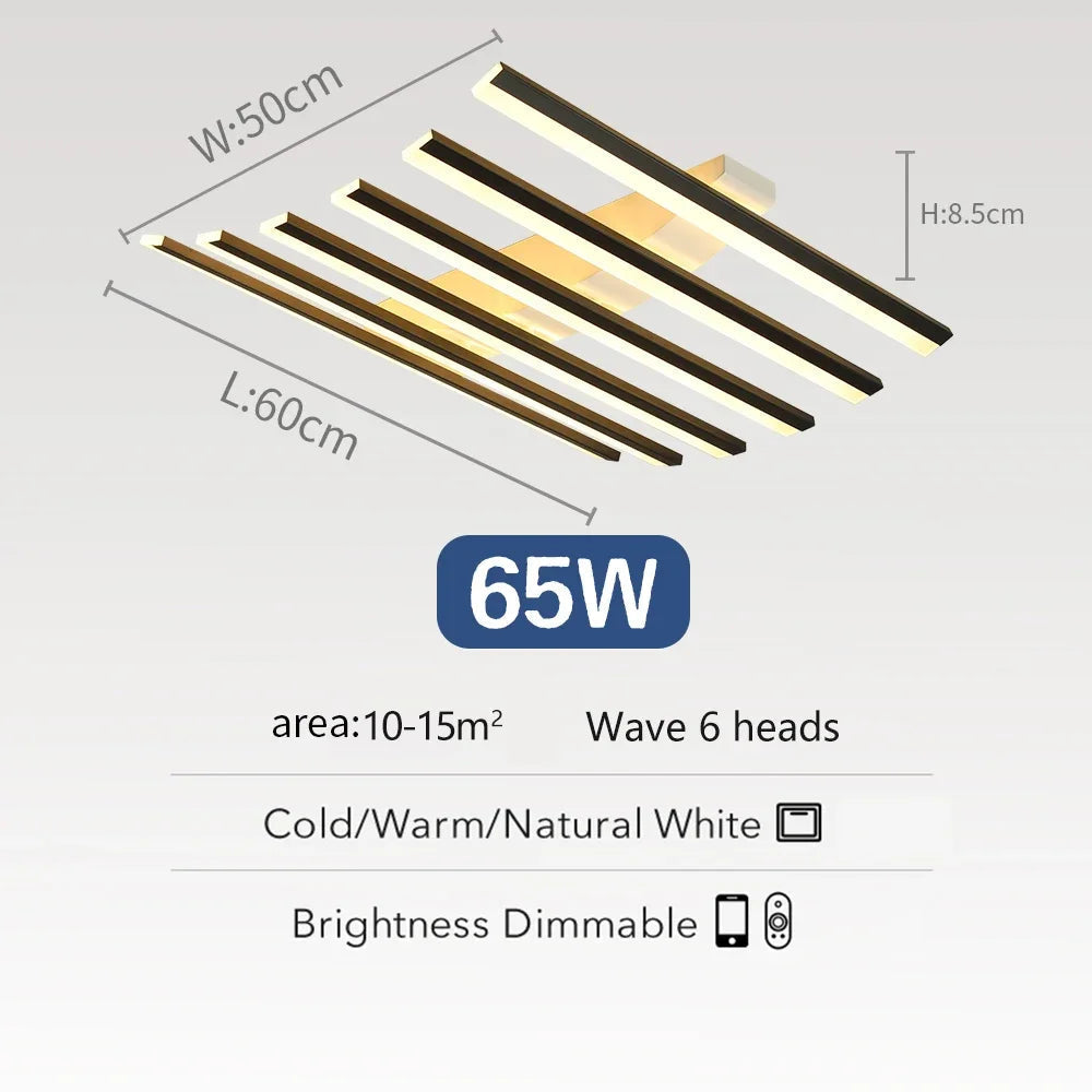 lustre nordique acrylique led moderne pour bar restaurant