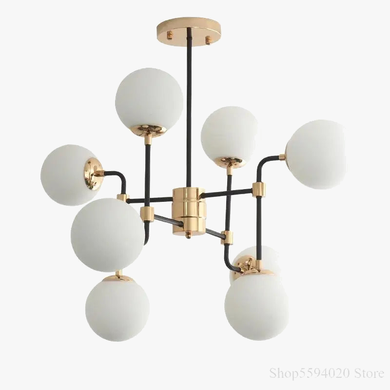 lustre nordique créatif boule de verre magique haricot moderne