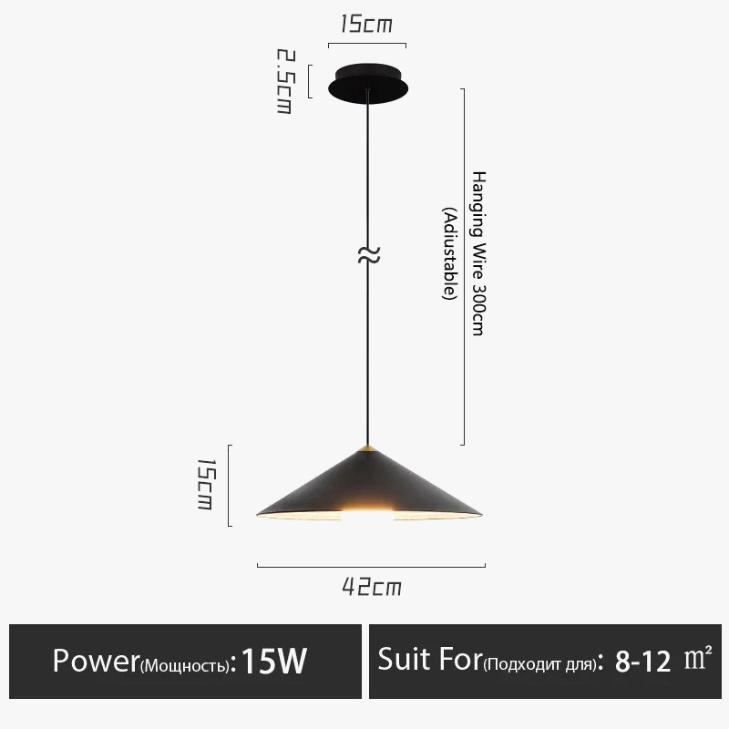 Suspension nordique créatif moderne avec lumières suspendues led