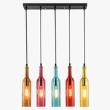 lustre nordique créatif moderne en forme de bouteille de bière