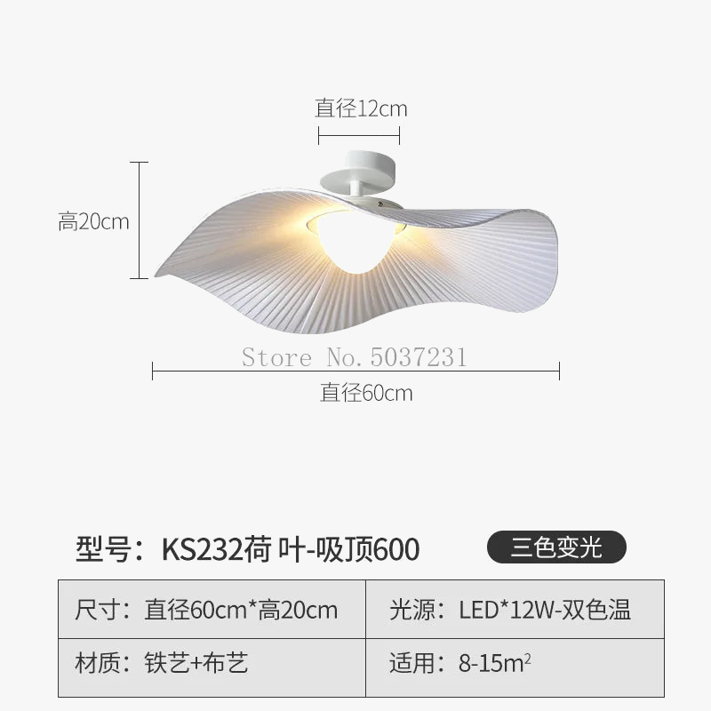 lustre nordique design lotus éclairage led moderne pour intérieur