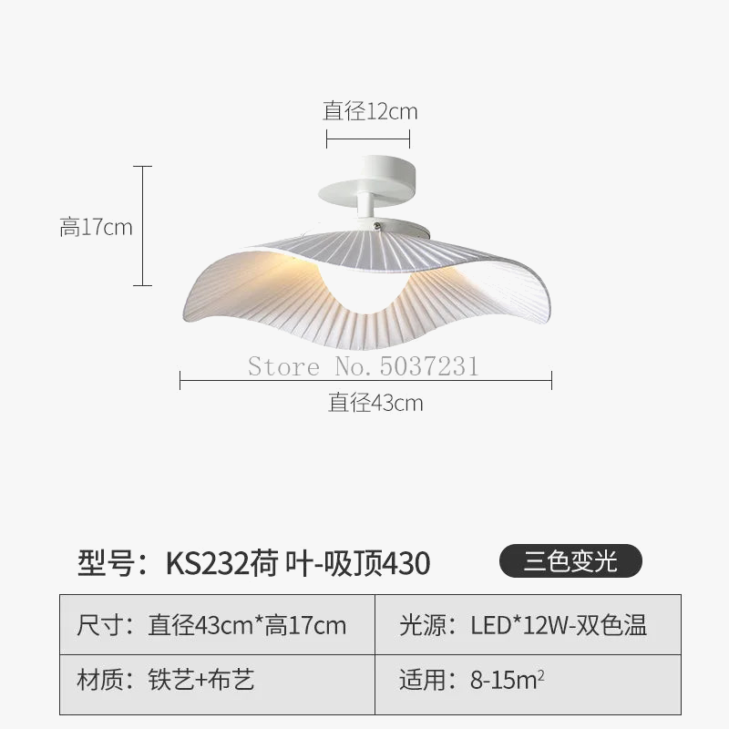 lustre nordique design lotus éclairage led moderne pour intérieur