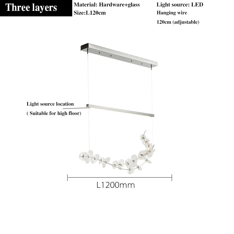 lustre nordique design moderne pour décoration intérieure élégante