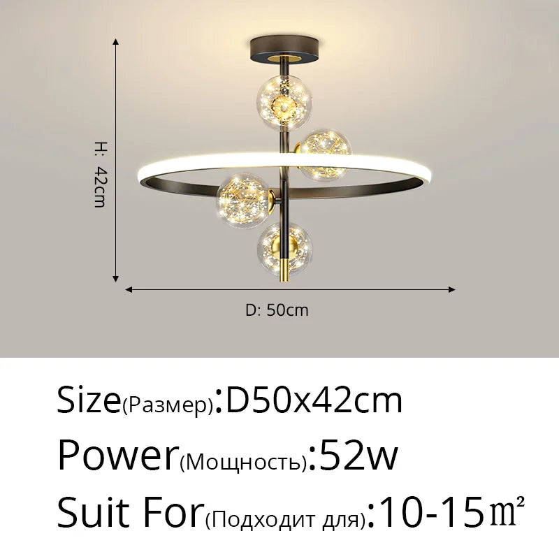 lustre nordique design pour éclairage intérieur moderne élégant
