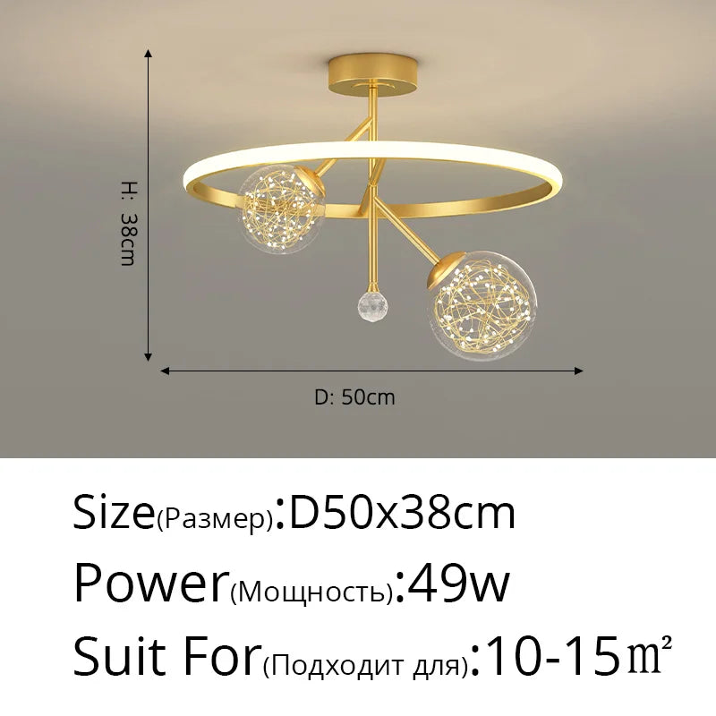 lustre nordique design pour éclairage intérieur moderne élégant