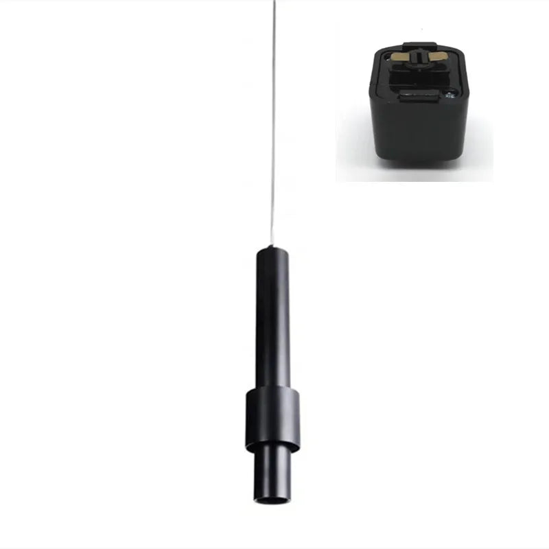 lustre nordique dimmable tube led suspendu éclairage intérieur piste