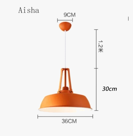 lustre nordique en aluminium pour un style créatif et élégant