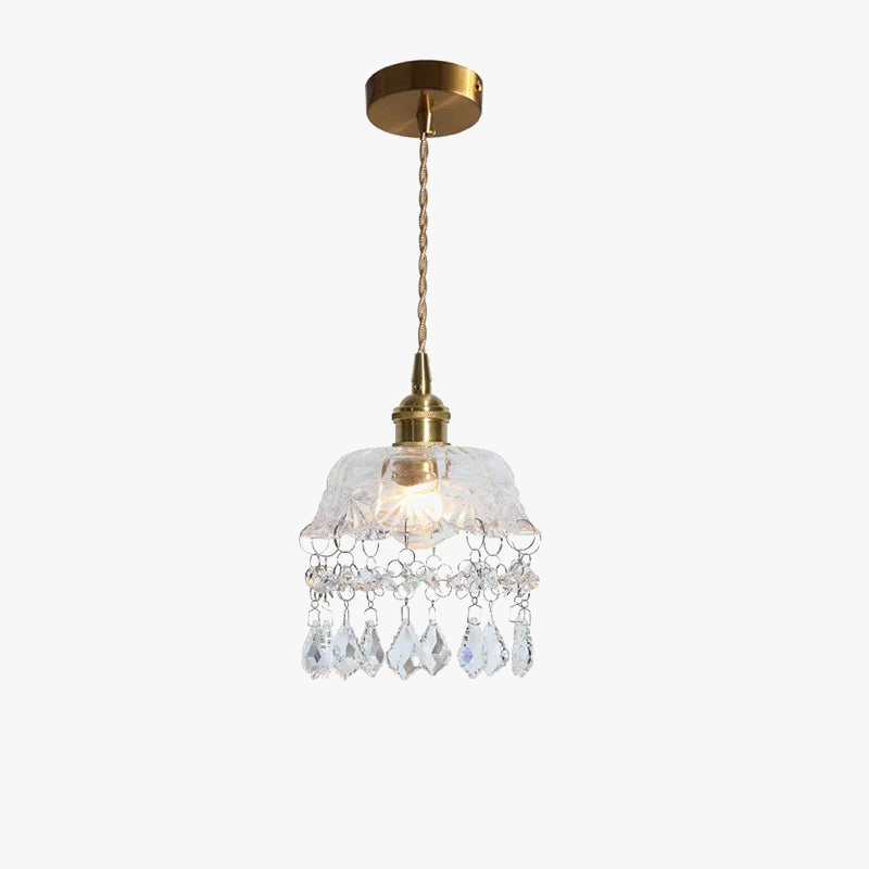 lustre nordique en cristal pour bar et restaurant