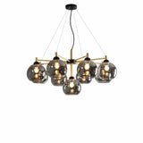 lustre nordique en cuivre verre design moderne avec haricots magiques