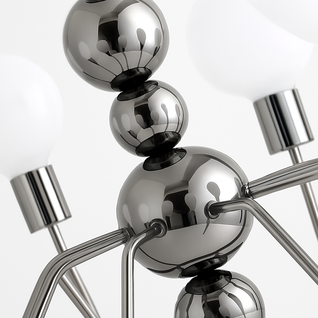 lustre nordique en métal pour décoration intérieure suspendue
