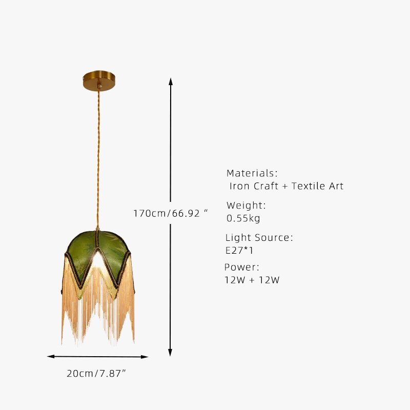 lustre nordique en tissu abat-jour design pour éclairage intérieur