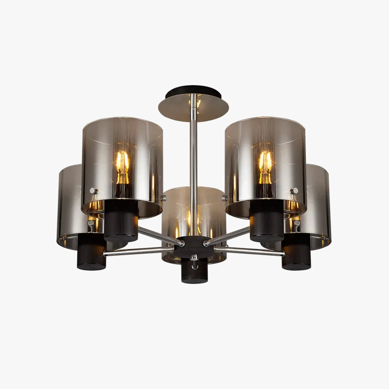 lustre nordique en verre style américain créatif