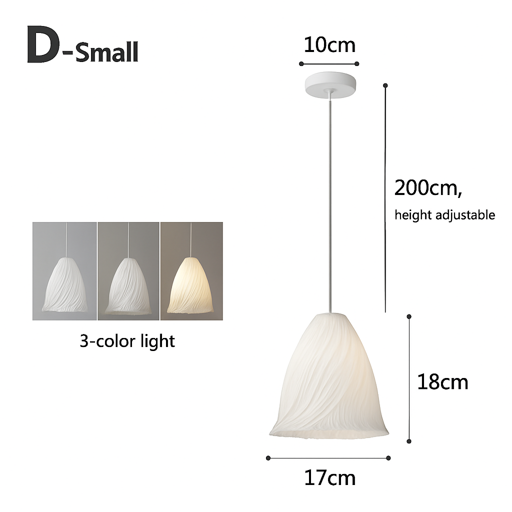 lustre nordique à fleurs imprimées 3d pour restaurant et bar