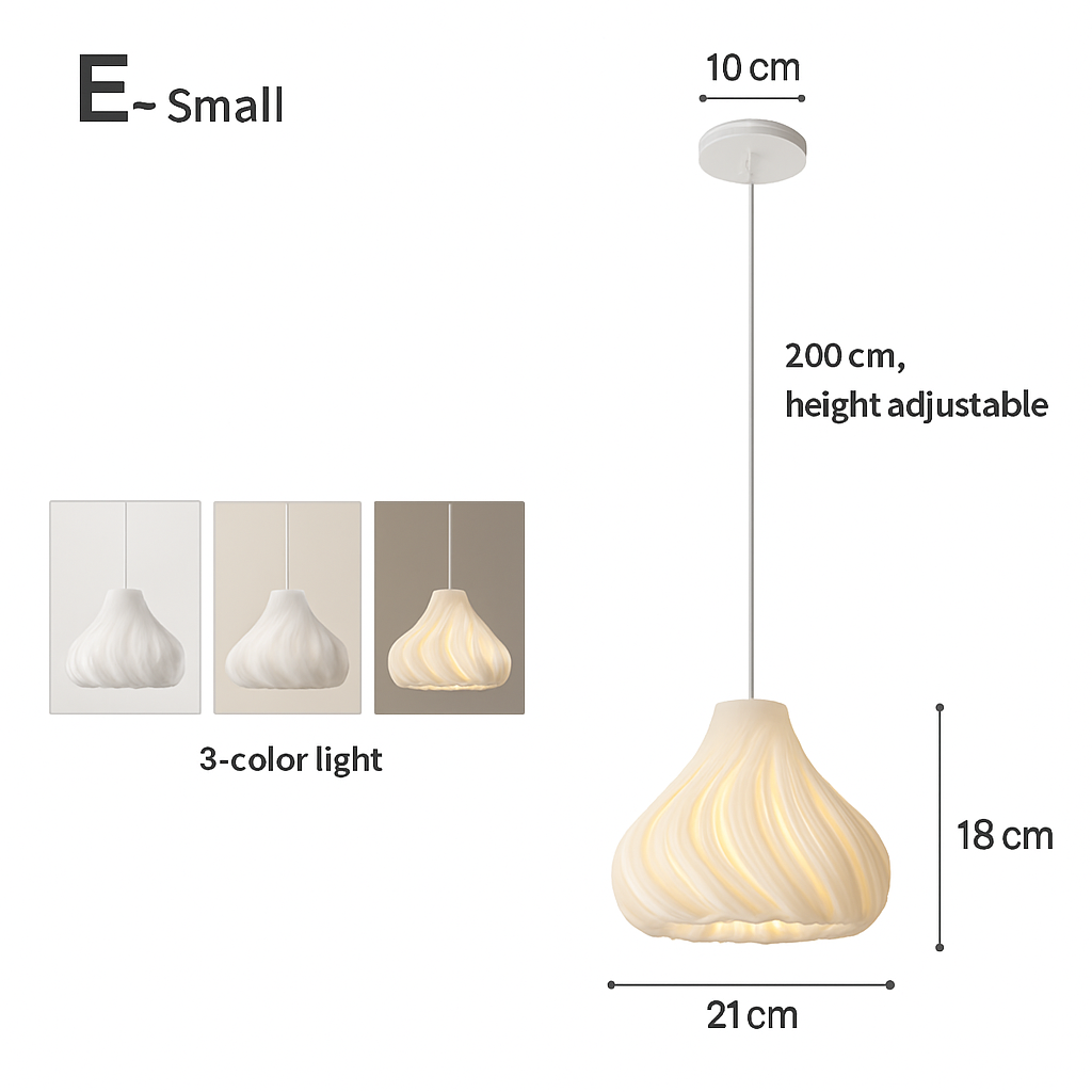 lustre nordique à fleurs imprimées 3d pour restaurant et bar