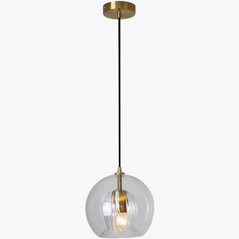 lustre nordique led en verre pour restaurant et bureau