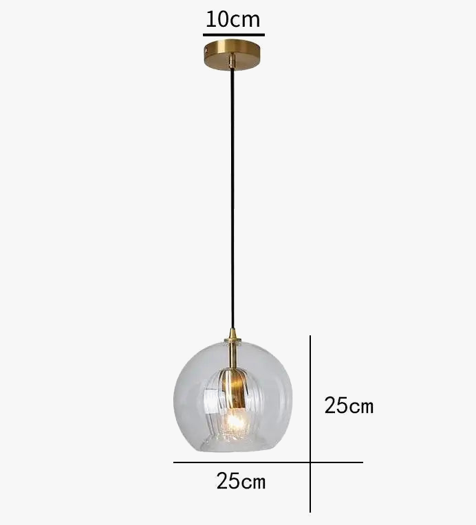 lustre nordique led en verre pour restaurant et bureau