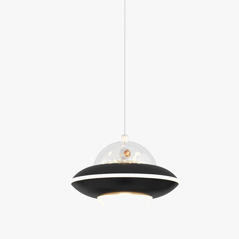 lustre nordique moderne dessin animé ovni pour garçon