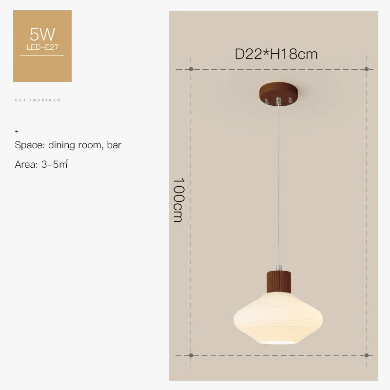 lustre nordique moderne en bois pour intérieur élégant