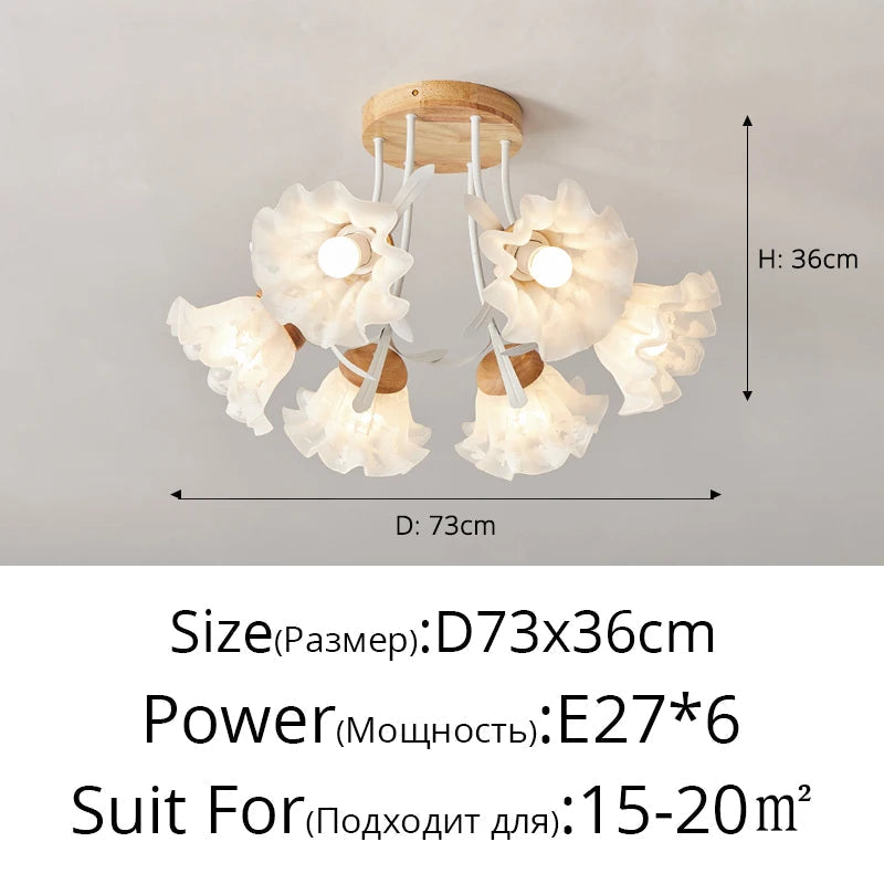 lustre nordique moderne en led pour décoration intérieure créative