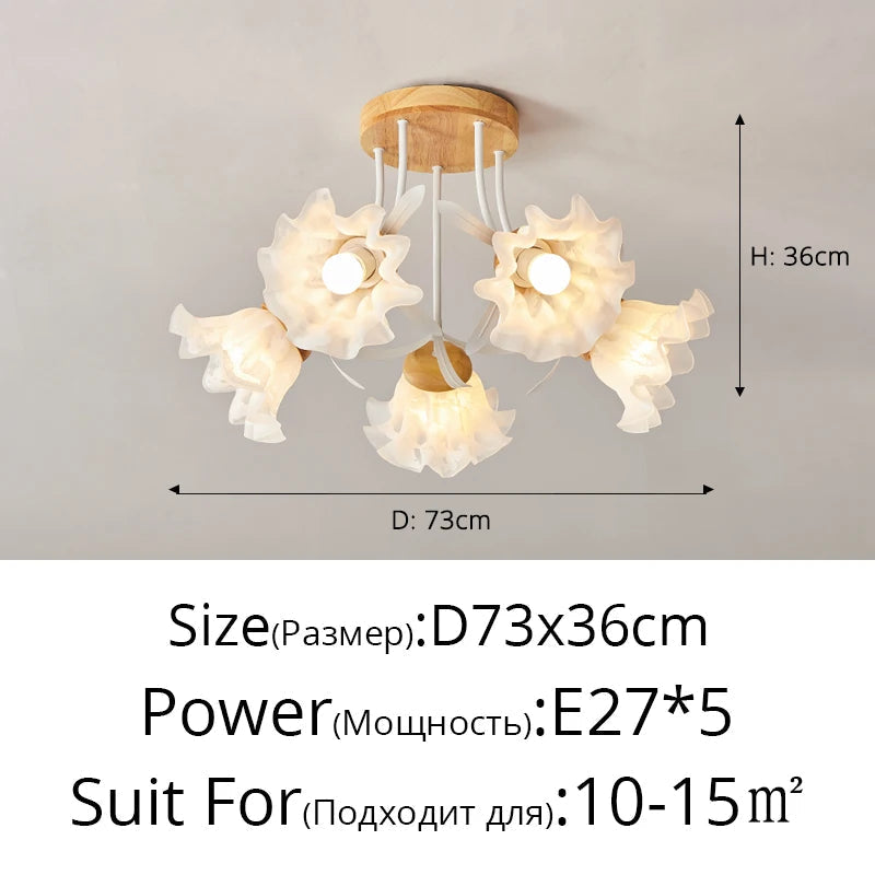 lustre nordique moderne en led pour décoration intérieure créative