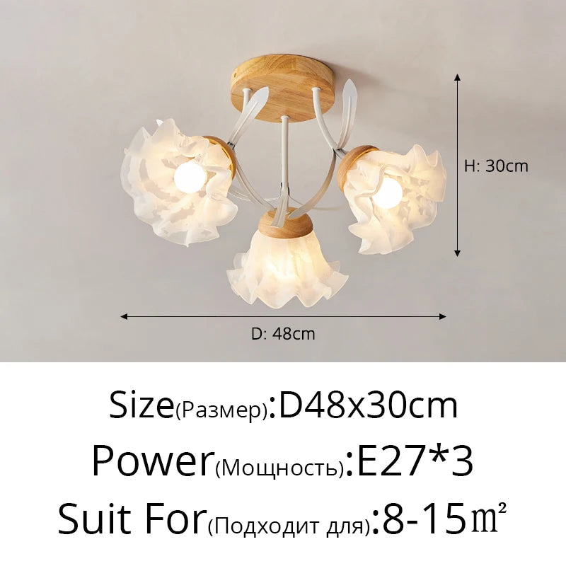lustre nordique moderne en led pour décoration intérieure créative