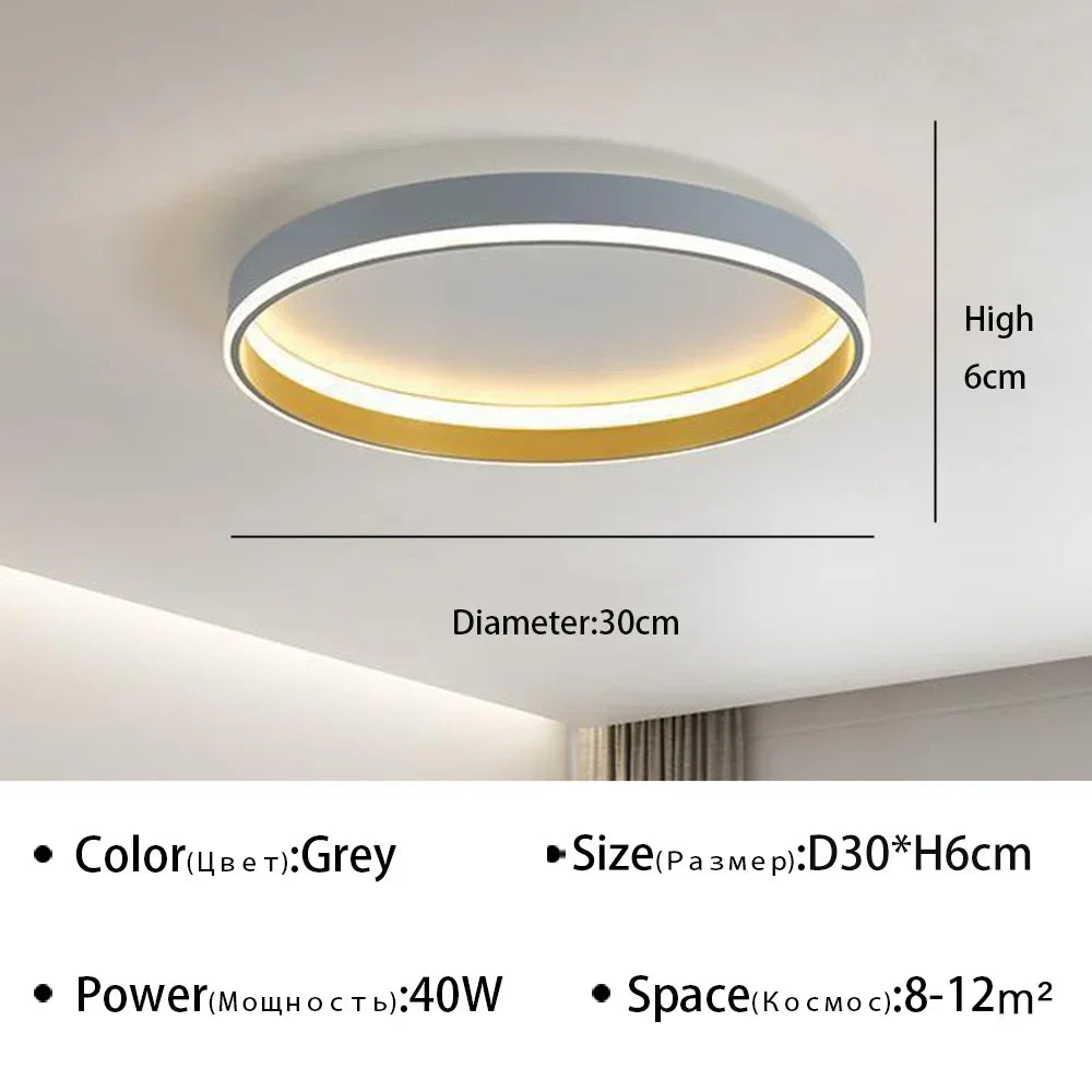 lustre nordique moderne à leds pour intérieur décoratif