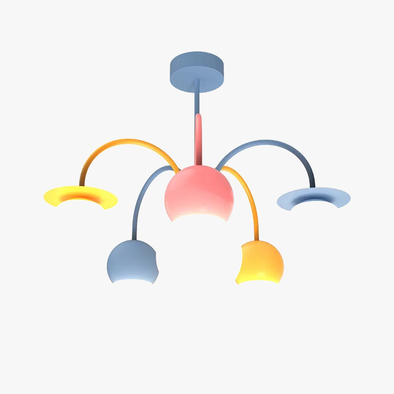 lustre nordique pour enfants dessin animé led suspension