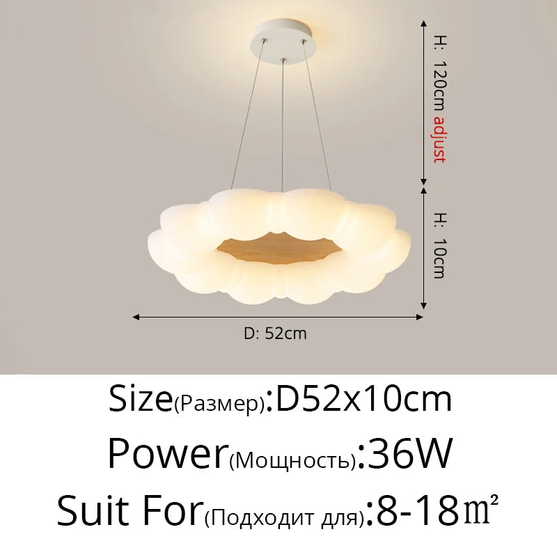 lustre nordique simple led personnalisé pour enfants