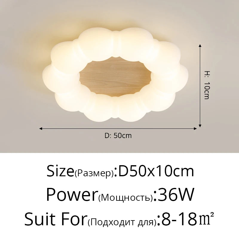 lustre nordique simple led personnalisé pour enfants