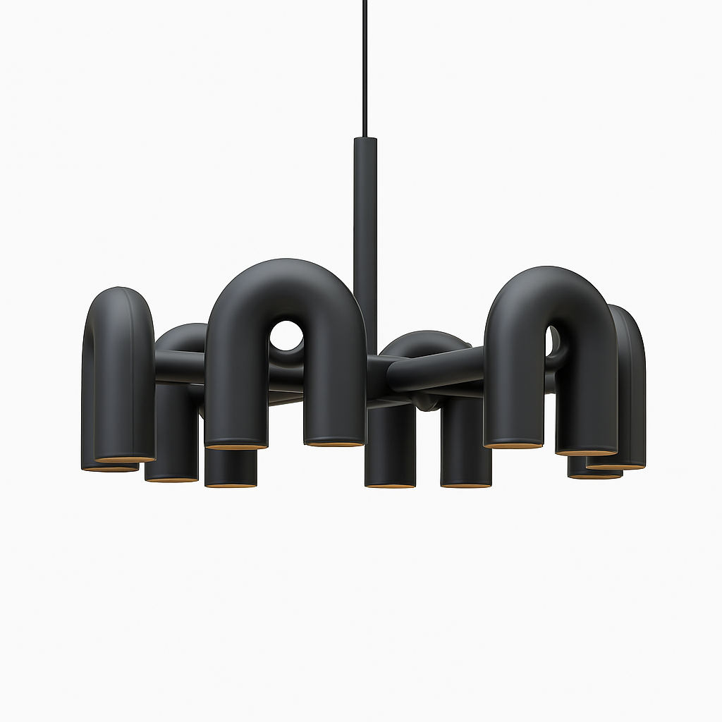 Lustre nordique simple pour salon