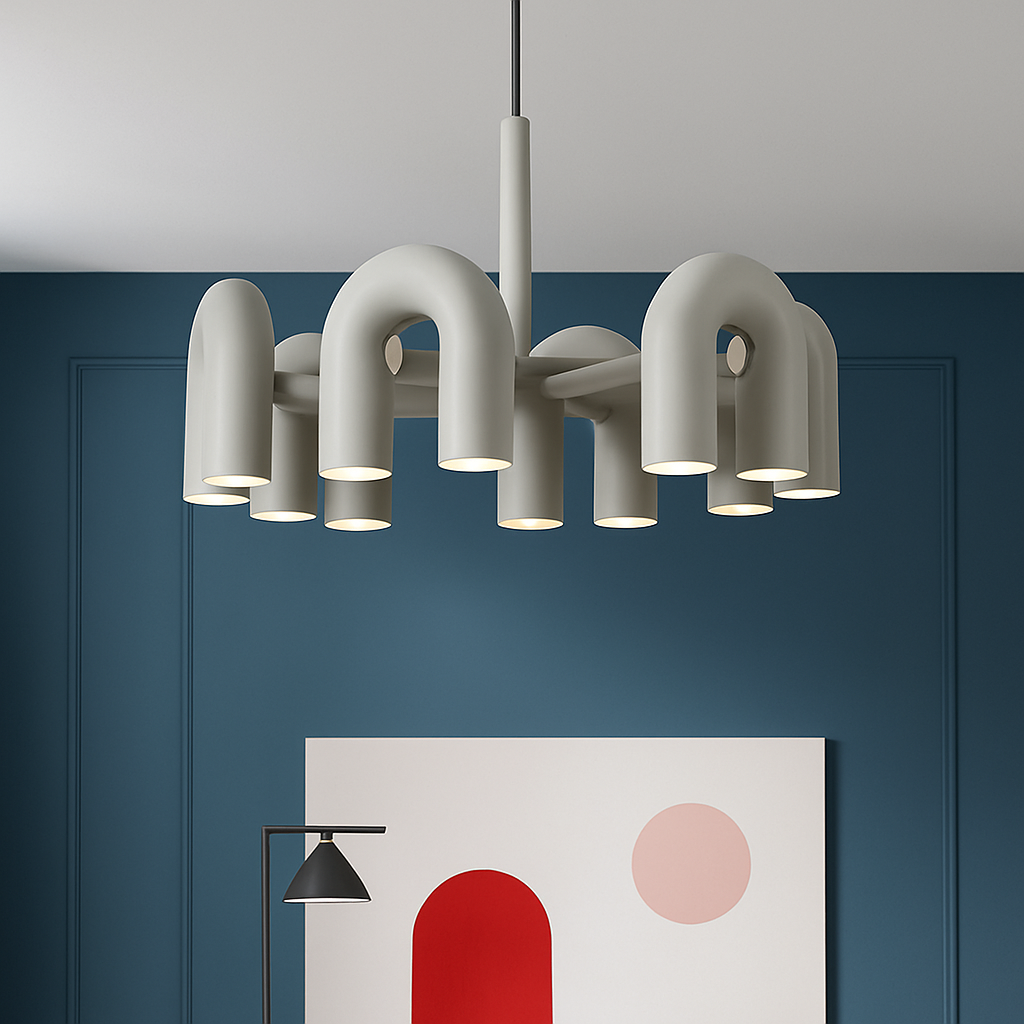 Lustre nordique simple pour salon
