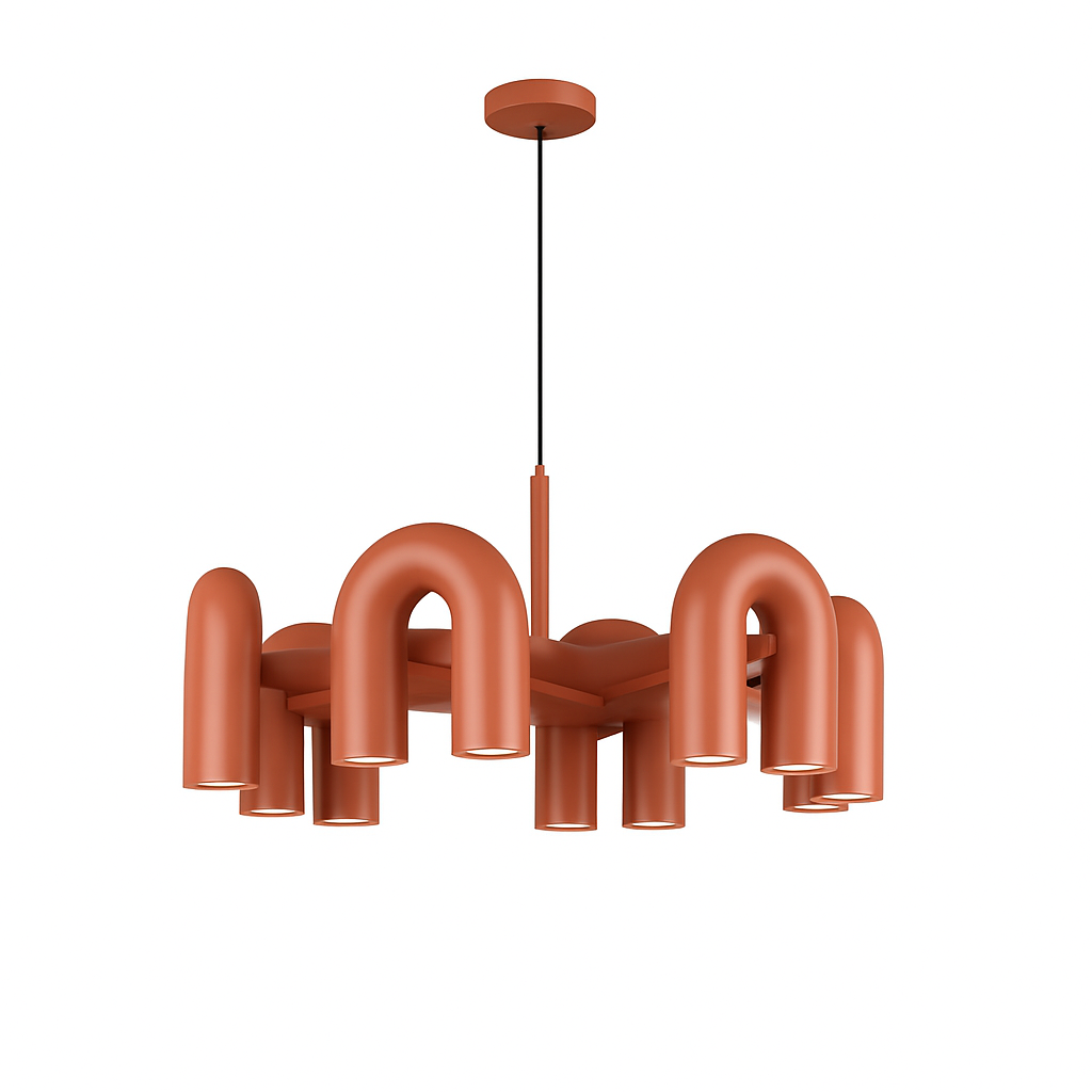 Lustre nordique simple pour salon
