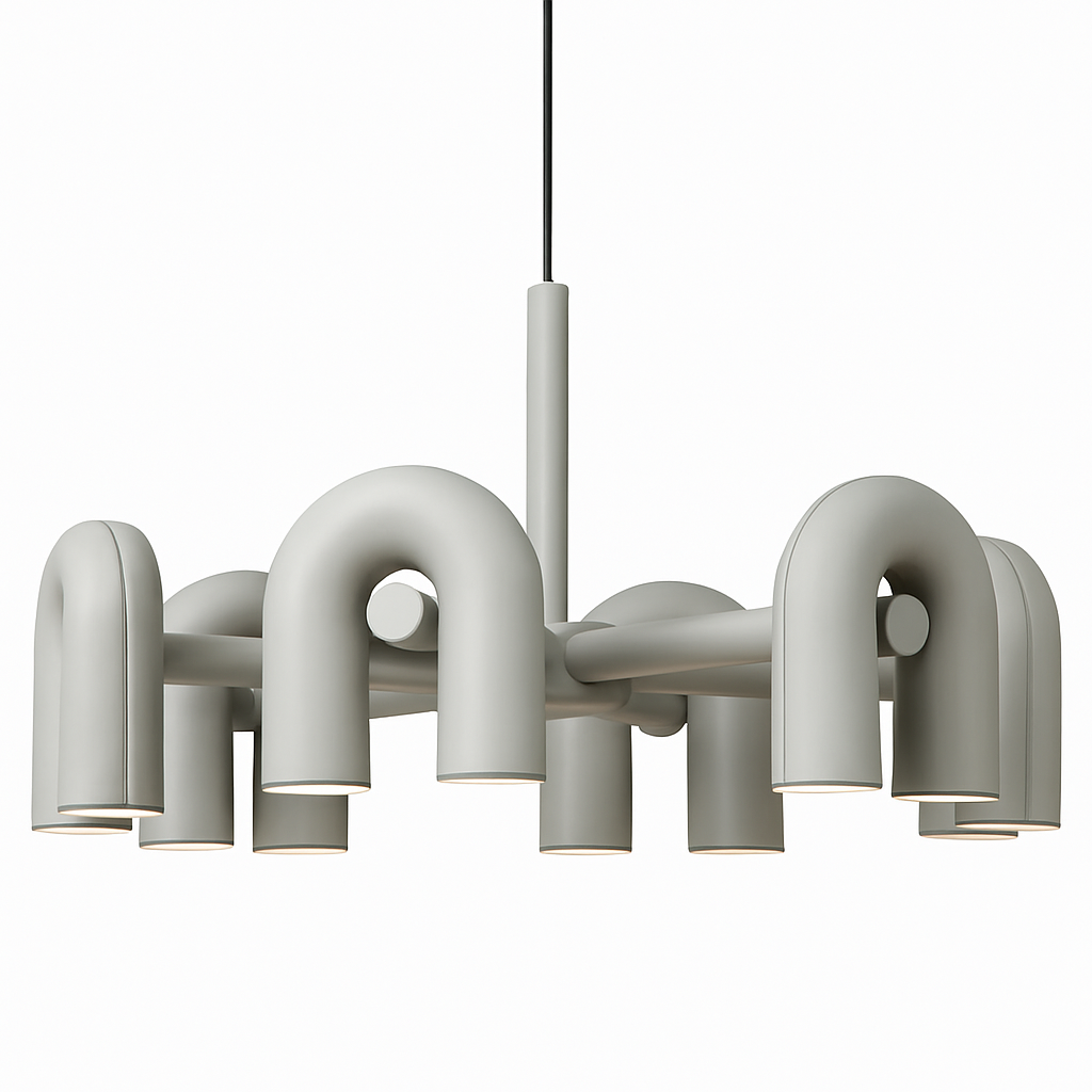Lustre nordique simple pour salon