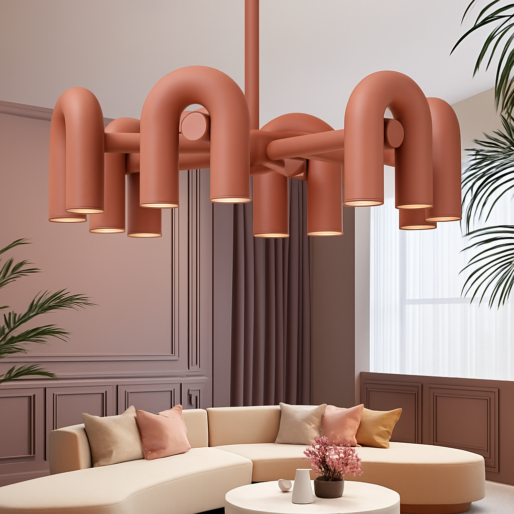 Lustre nordique simple pour salon