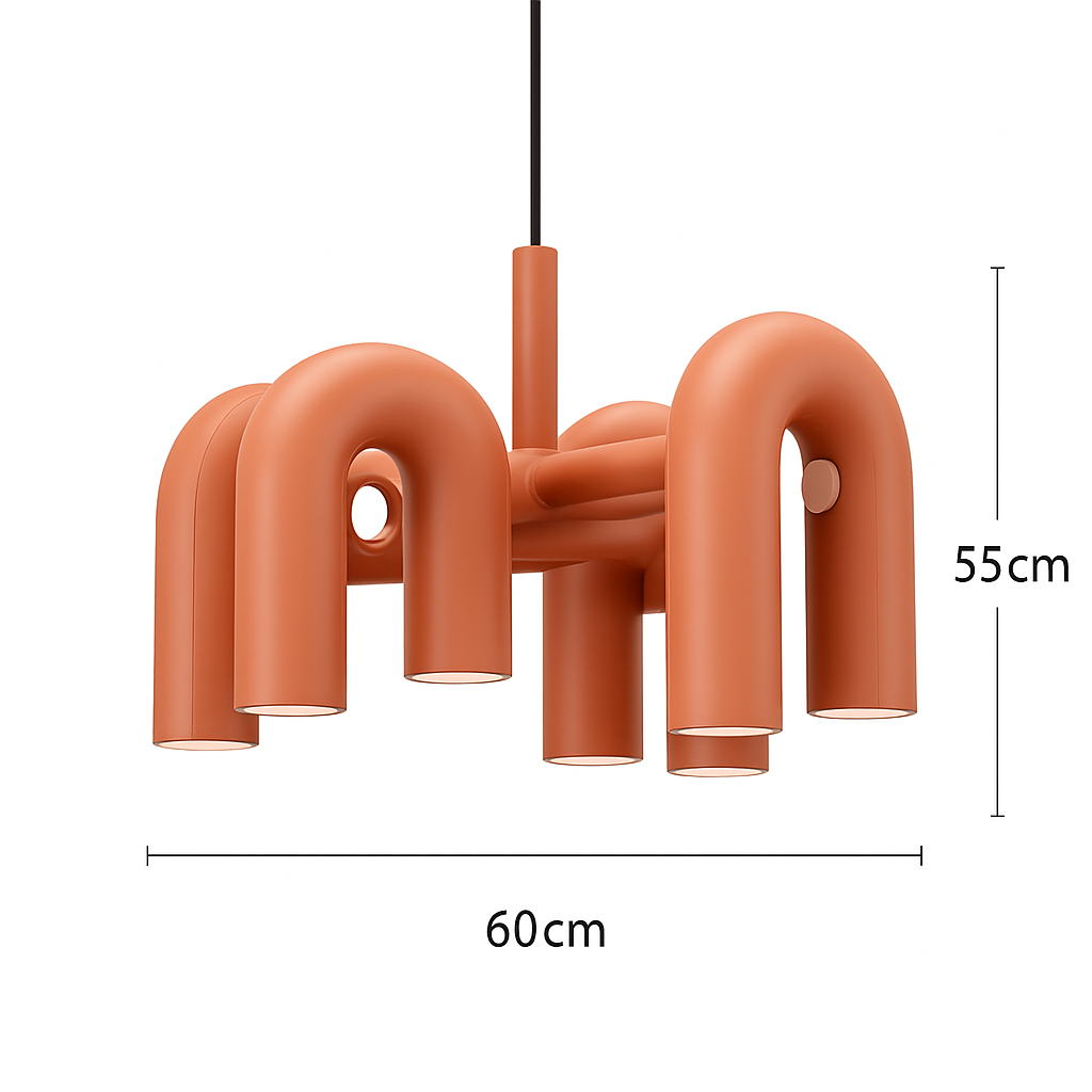 Lustre nordique simple pour salon