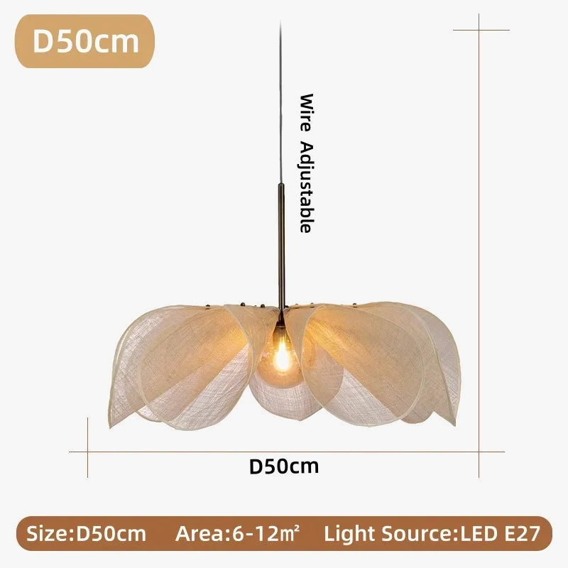 lustre nordique simple style japonais haut de gamme décoration florale