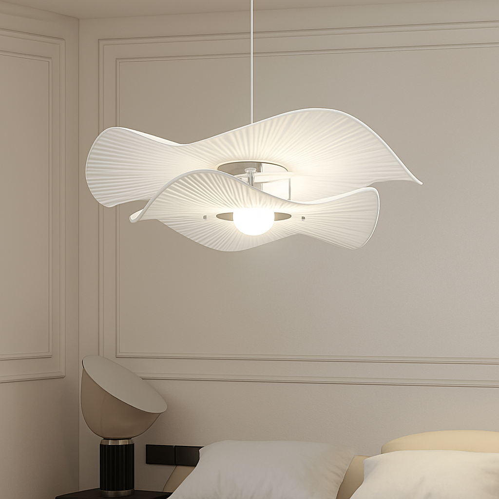 lustre nordique vintage en tissu pour un éclairage suspendu élégant