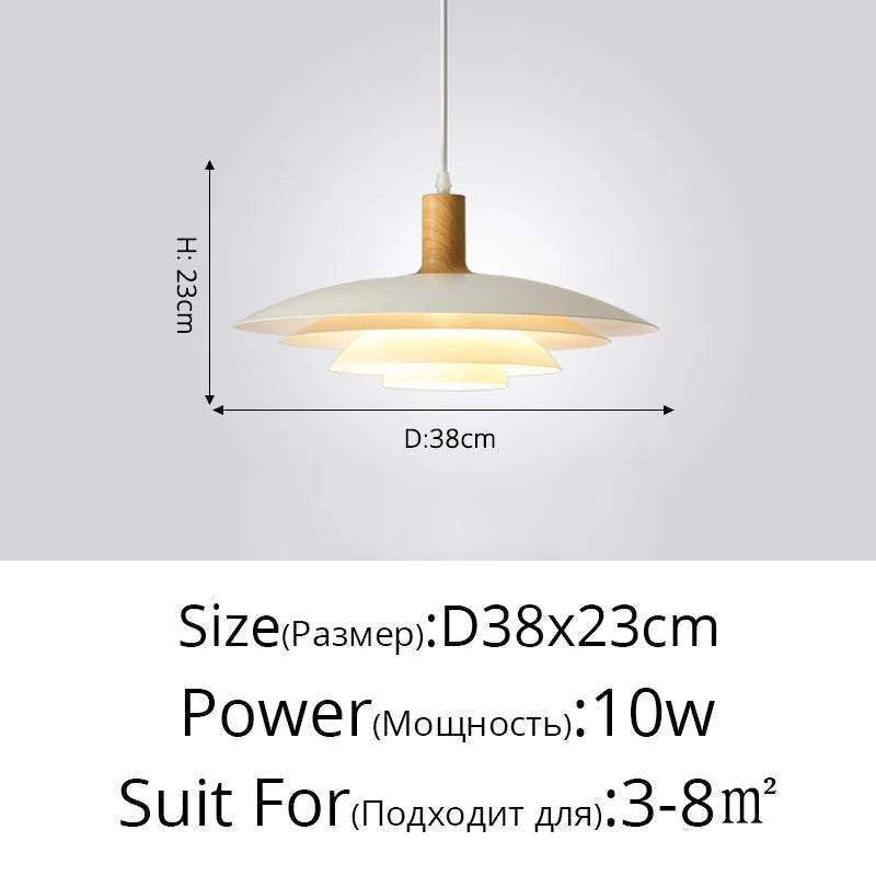 lustre nordique wabi-sabi design classique danois ph3/4 pour restaurant et bar