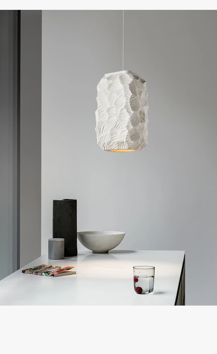 lustre nordique wabi sabi led créatif art personnalisé