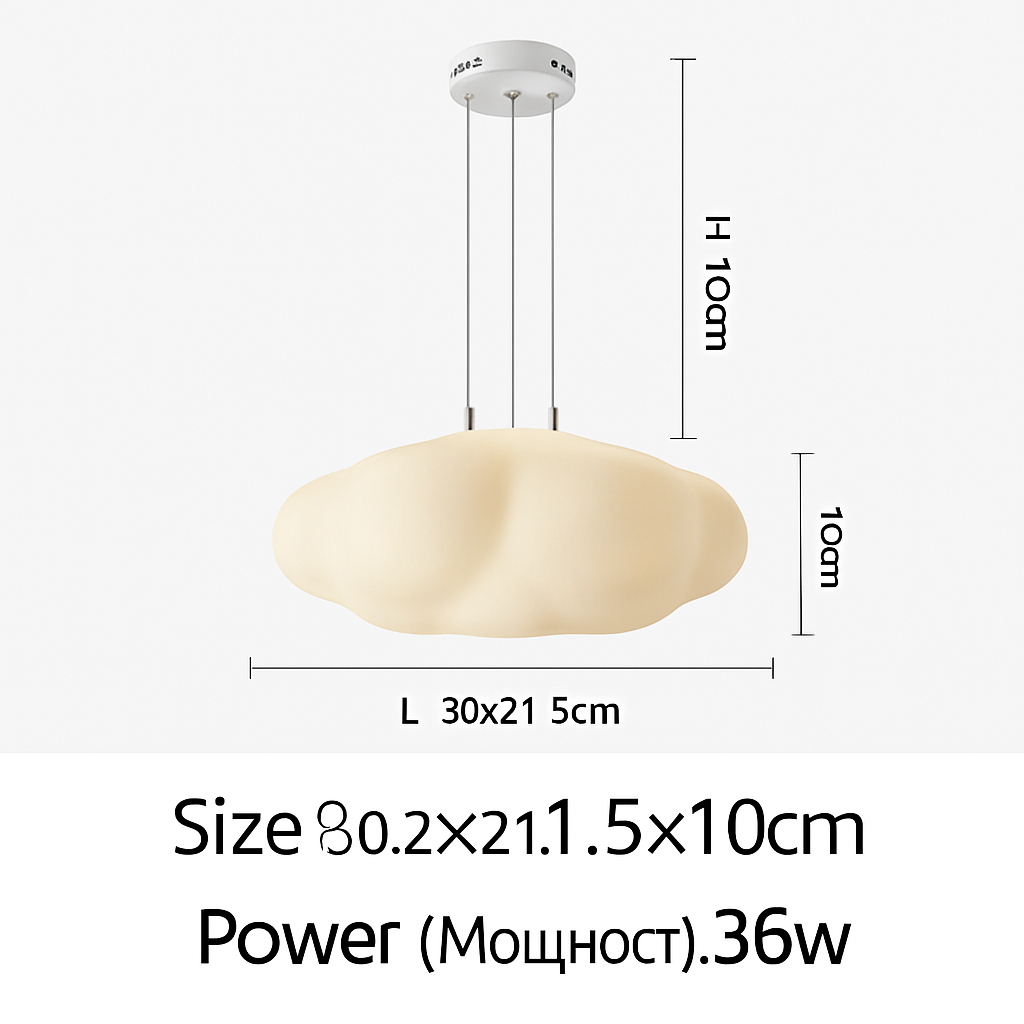 Lustre Nuages Blanc LED Lustre Pour Salle À Manger Chambre D'enfant Hall Créative Décorative Éclairage Quotidien