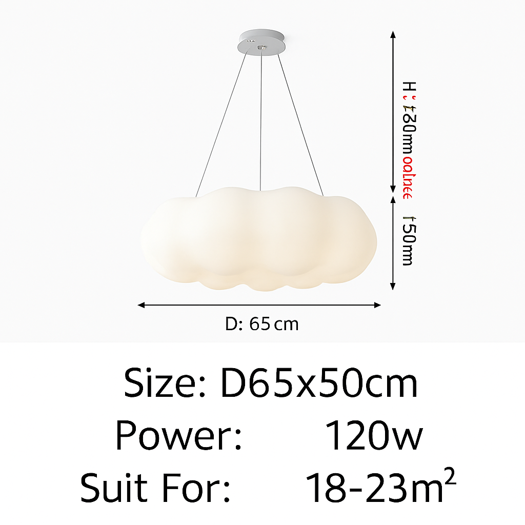 Lustre Nuages Blanc LED Lustre Pour Salle À Manger Chambre D'enfant Hall Créative Décorative Éclairage Quotidien