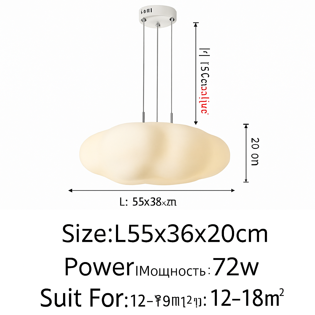 Lustre Nuages Blanc LED Lustre Pour Salle À Manger Chambre D'enfant Hall Créative Décorative Éclairage Quotidien