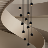 lustre orb design circulaire décoratif pour penthouse