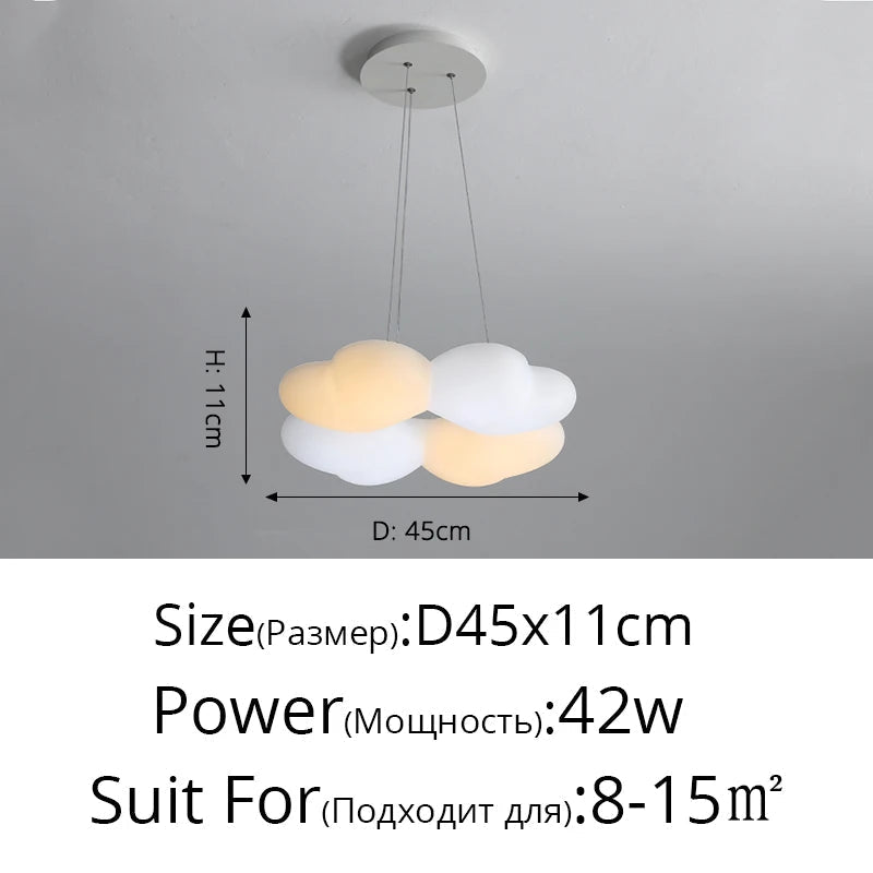 lustre à pétales nordique romantique pour une ambiance chaleureuse